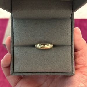 Ferko’s Dome Diamond Star Ring - 14k yellow gold, size 7